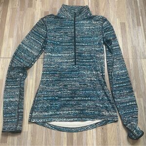 NIKE PRO Dri-Fit Warm Static ½ Zip Training Pullover Top, Size Small